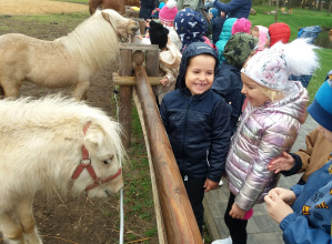 Wycieczka Zoo w Dobroniu gr. "Motylki" i "Biedronki"