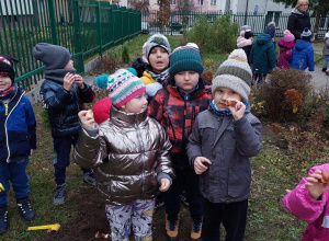 Przedszkole w jesiennych kwiatach